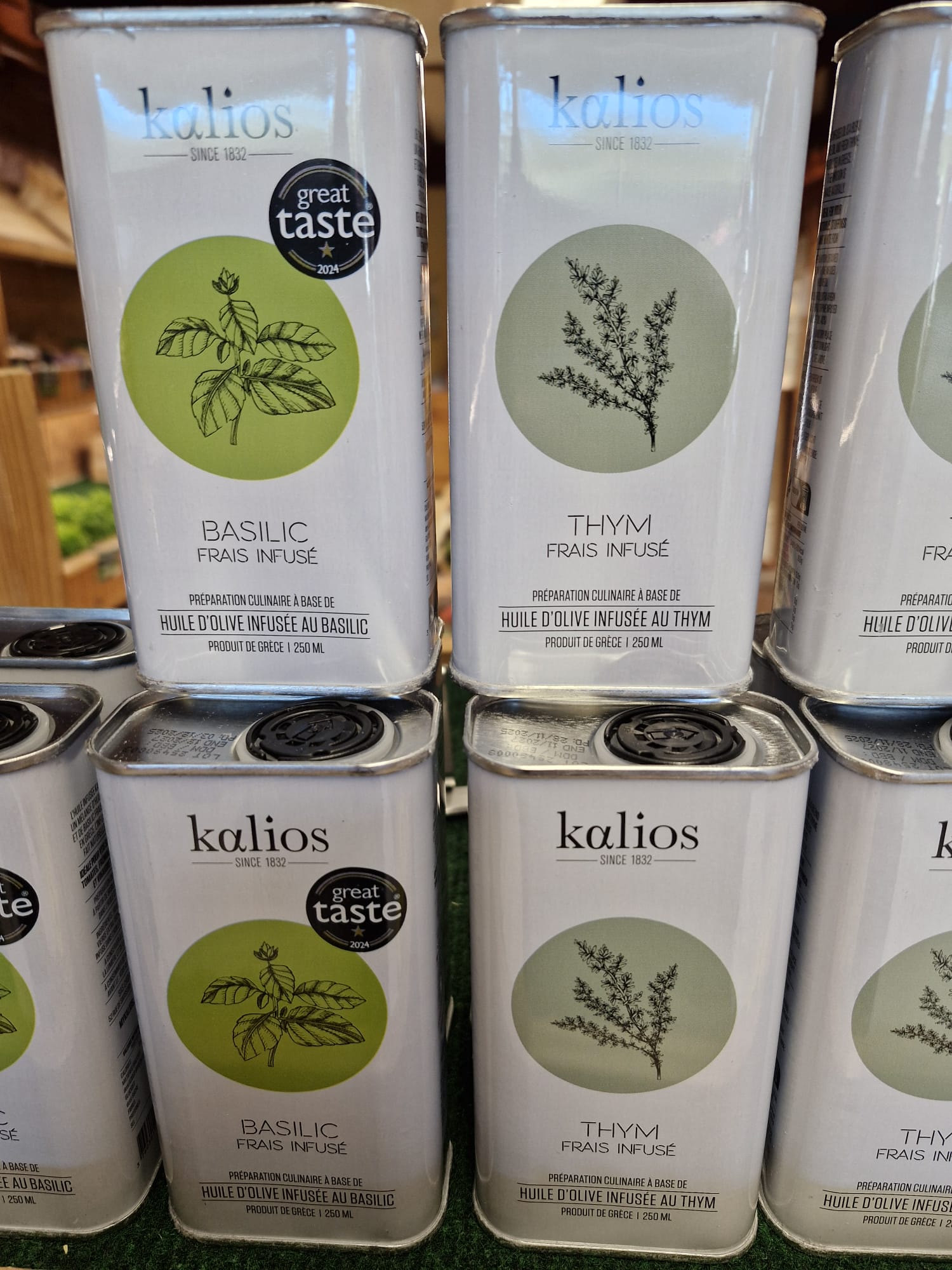 Huiles d'olive infusées Kalios