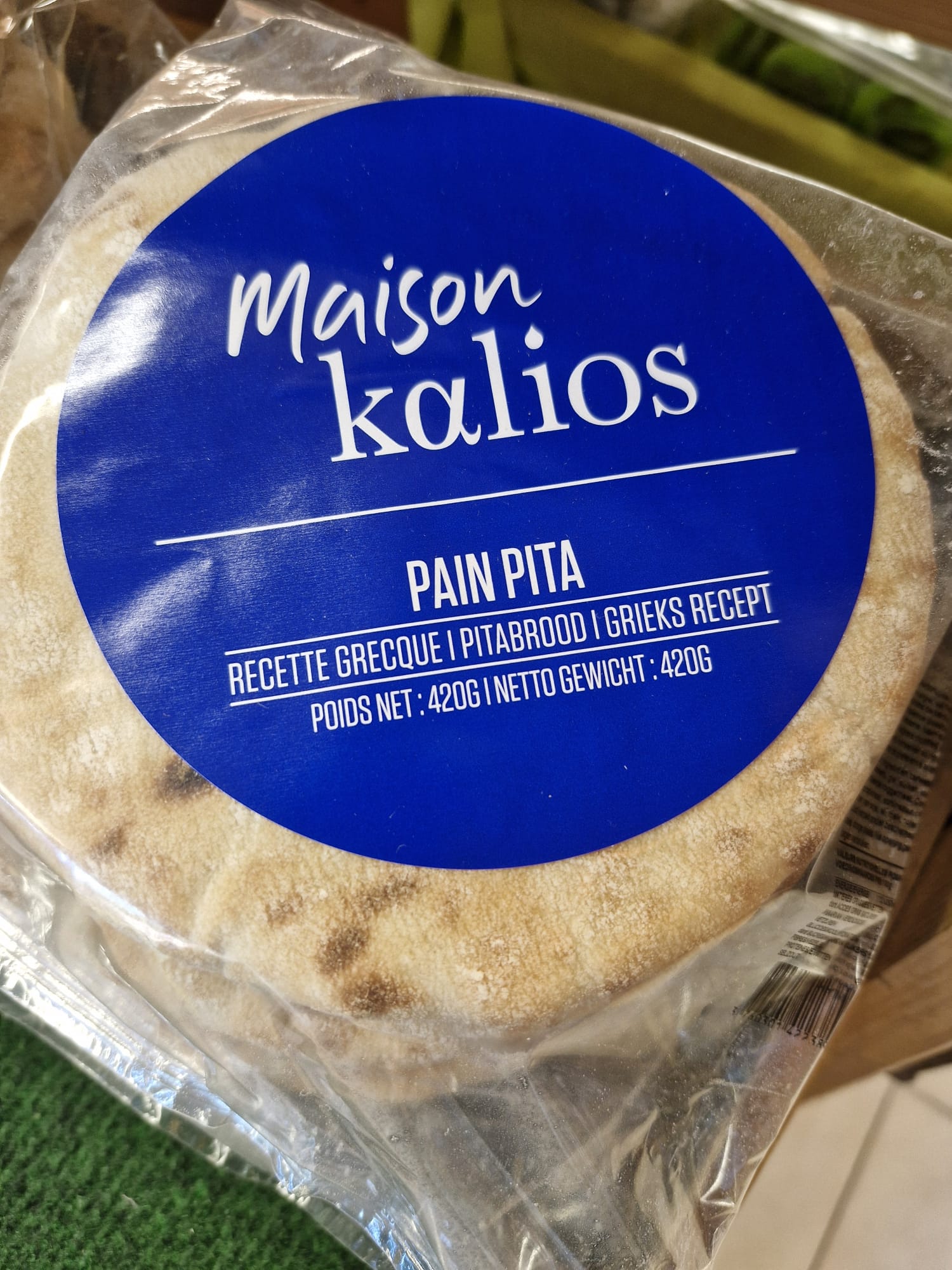 Pain Pita Maison Kalios
